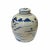 Chinoiserie Chinese Oriental Small Blue White Scenery Porcelain Ginger Jar For Sale - Image 3 of 5