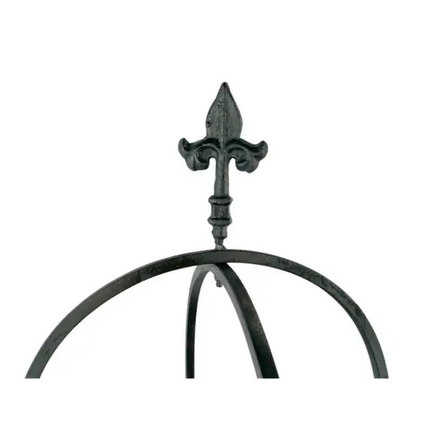 French Four-Tier Iron Plant Tower, a Pair For Sale - Image 10 of 11