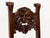 English Edwardian Oak Side Chair with Carved Green Man, 1890s For Sale - Image 5 of 12