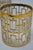 1960s Imperial Glass Shoji Trellis 22 Carat Gold Plated Bud Vase Cocktail Glasses Mixer Set - Set of 5 For Sale - Image 9 of 12