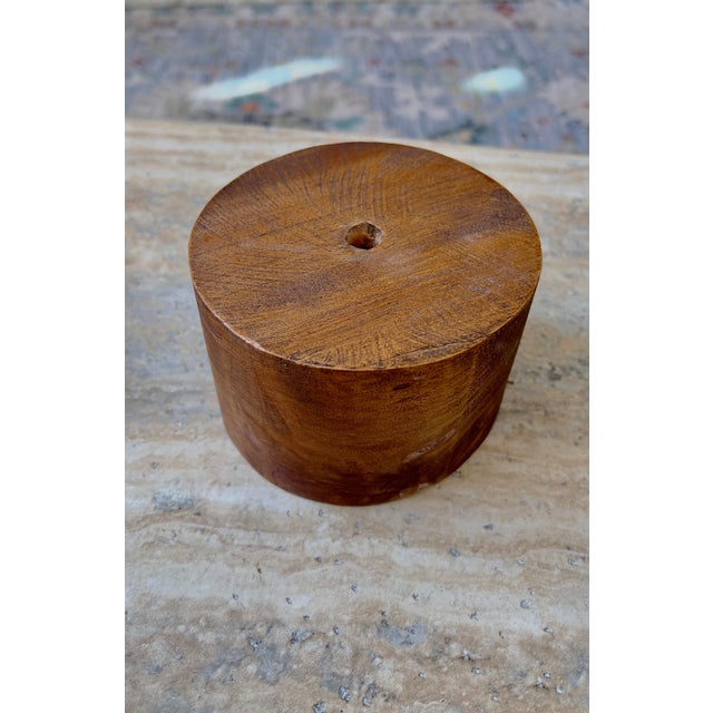 Modernist Hand-Carved Wood Sculpture, Mid-20th Century For Sale - Image 6 of 7