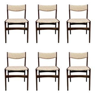 Mid 20th Century Mid Century Danish Dining Chairs by Erik Buch, Attributed For Sale