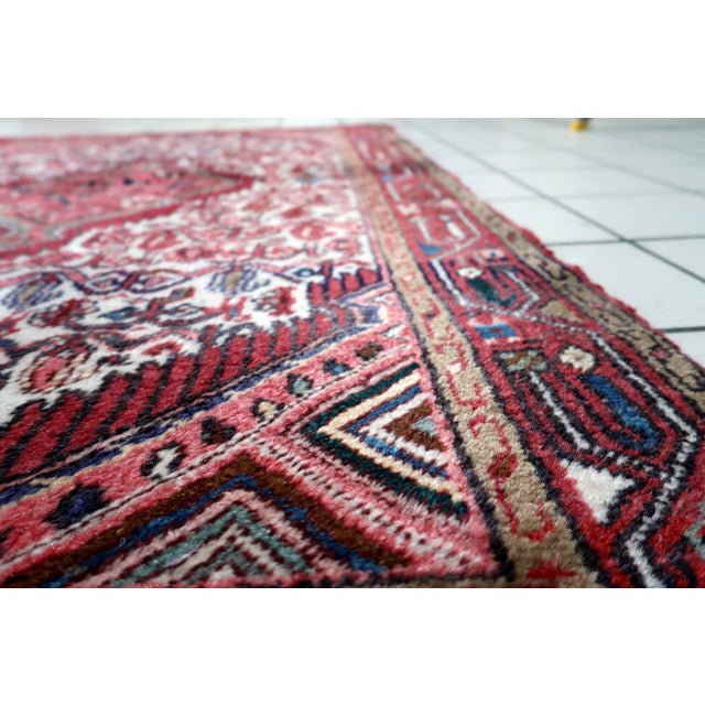 Persian 1920s, Antique Persian Hamadan Rug 4' X 6' For Sale - Image 3 of 12