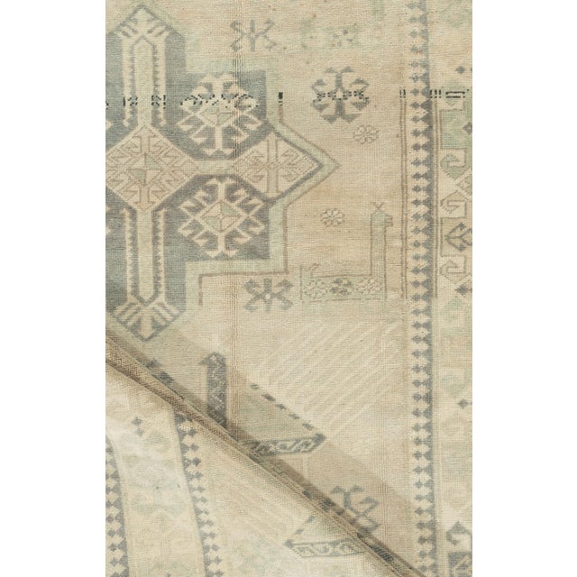 Turkish Vintage Subdued Turkish Oushak Rug 4'5 X 7'2 For Sale - Image 3 of 8