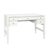 Contemporary Matthew Izzo Home Franklin Matte White Fluted Five Drawer Writing Desk For Sale - Image 3 of 10