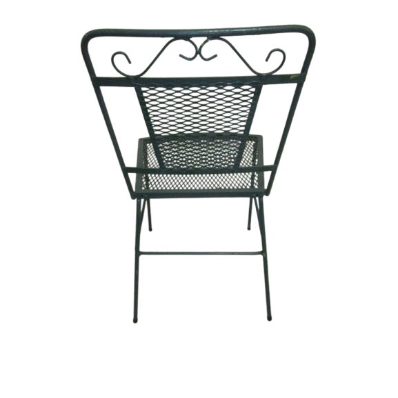 1970s Salterini Style Green Chairs - Set of 2 For Sale - Image 4 of 7