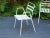 Suite of 4 garden chairs emu 60s. This model is very similar to the model "rio" except that here the wire mesh is replaced...
