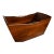 Hand Crafted Mahogany Bathtub For Sale