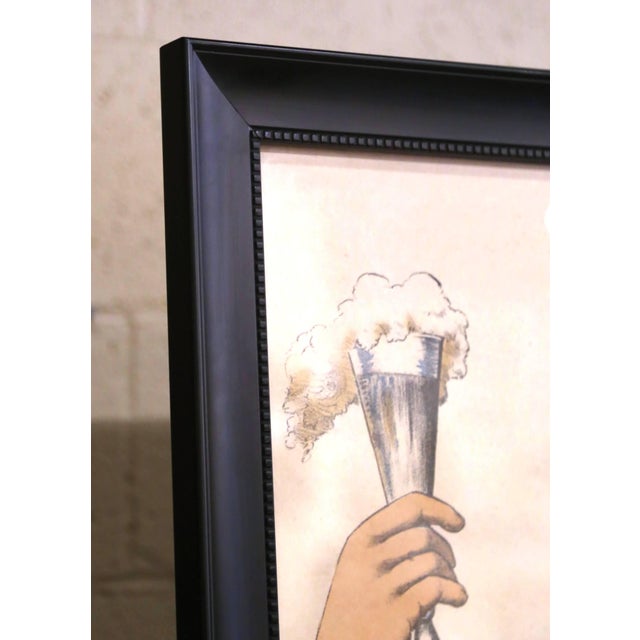 Early 20th Century Pair Early 20th Century Carnival Costume Chromolithographs in Black Frames For Sale - Image 5 of 12
