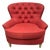 Late 20th Century Barrel Back Chair For Sale