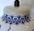 Blue Vintage Large Blue & White Chinoiserie Dragon Ginger Jar Table Lamp For Sale - Image 8 of 11