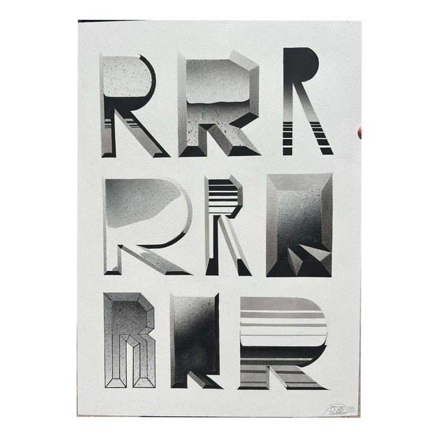Roids (Msk), Study 1 (R), 2013, Pencil on Paper For Sale