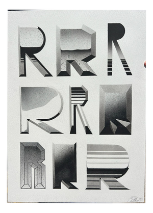 Roids (Msk), Study 1 (R), 2013, Pencil on Paper