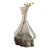 Sculptural Glass Decanter Vase With Natural Gobi Desert Stone – One of a Kind Art Glass For Sale
