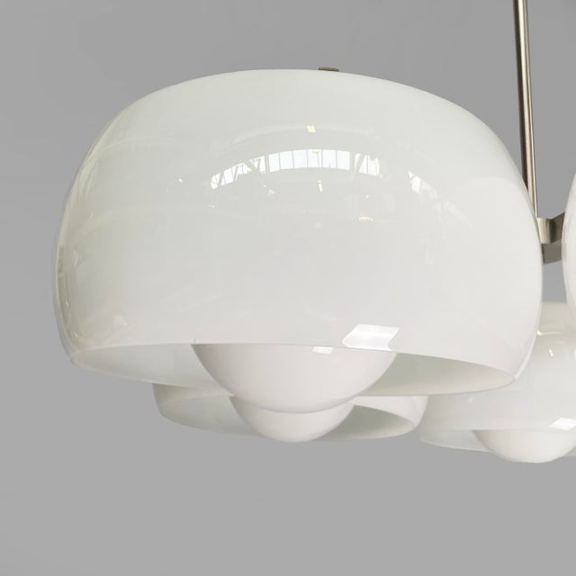 Mid-Century Modern Italian Pentaclinio Pendant Light attributed to Magistretti for Artemide, 1970s For Sale - Image 6 of 17