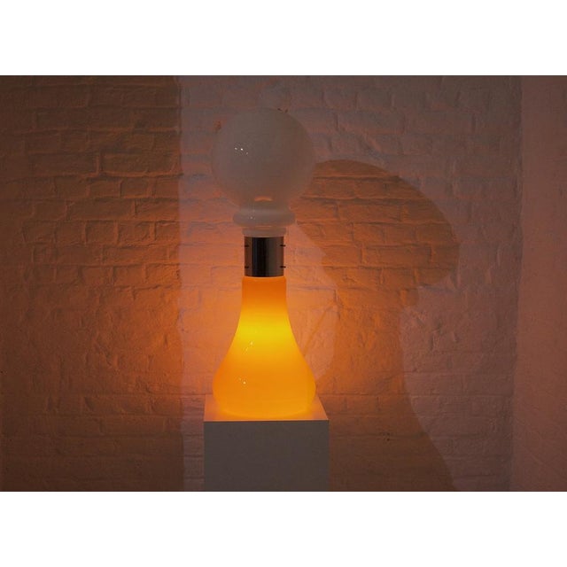 Glass Floor Lamp, 1970s For Sale - Image 4 of 6