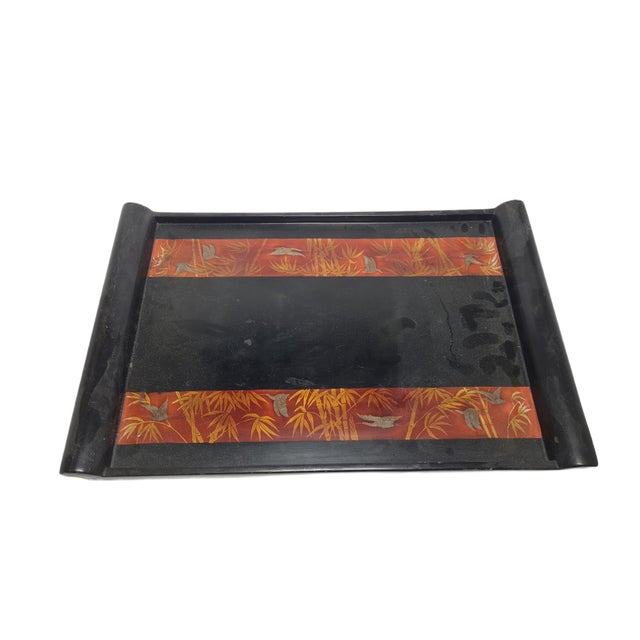 Japanese Lacquerware Tray, 1920s For Sale - Image 12 of 13