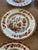 Early 20th Century Antique Copeland Spode Orange Rust and Gold Scallop-Edged “India Tree” Bread Plate - 8 Available For Sale - Image 5 of 8