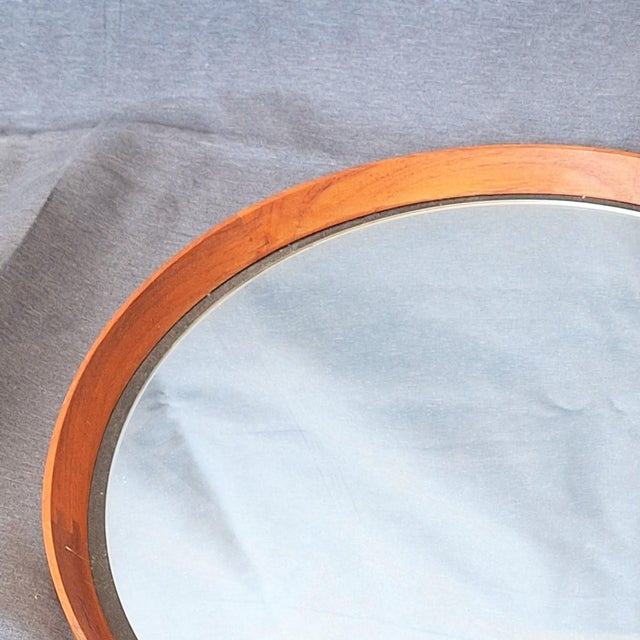 Scandinavian Teak Mirror by Uno & Östen Kristiansson, 1950s, in Flawless conditions. Designed 1950 to 1959 I have official...