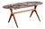 Dining Table with Oval Marble Top attributed to Guglielmo Ulrich, Italy, 1940s For Sale
