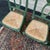 Pottery Barn Vintage Pottery Barn Napoleon Dining Chairs in Distressed Green With Rush Seats - Set of 4 For Sale - Image 4 of 18