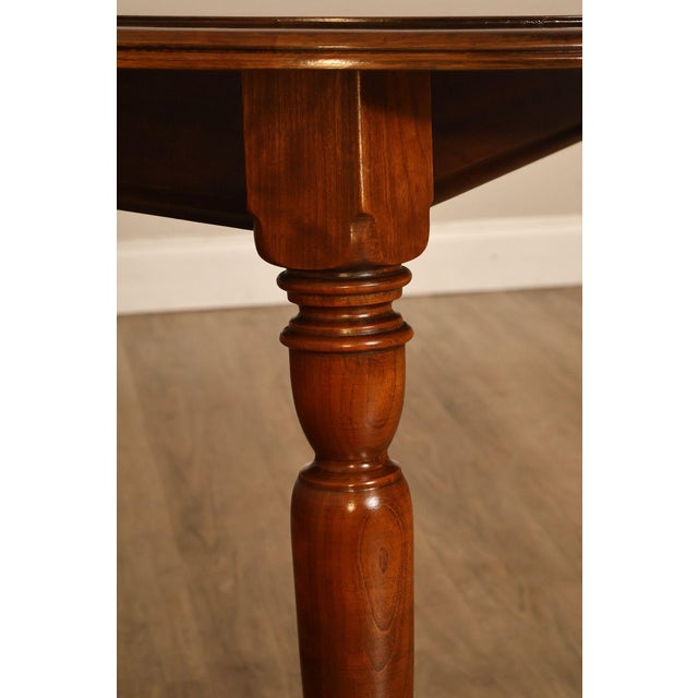 Ethan Allen Georgian Court Vintage Traditional Cherry Dining Table For Sale - Image 15 of 18