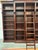 Brown Large Mahogany Library Bookcase with Ladder For Sale - Image 8 of 11
