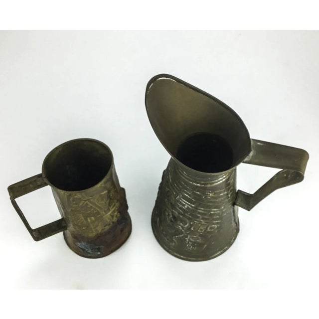 Vintage Brass Bar Vessels Made in England For Sale - Image 4 of 12