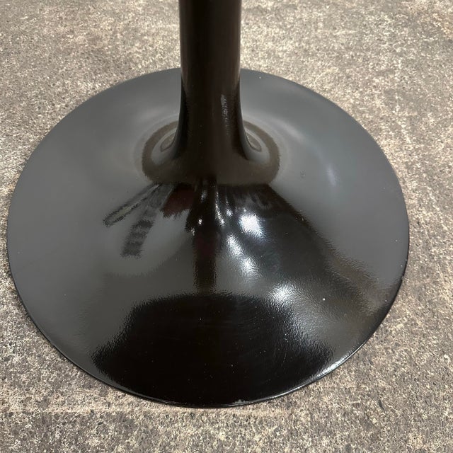 Mid Century Modern Burke Round Tulip Bistro Table For Sale - Image 9 of 12