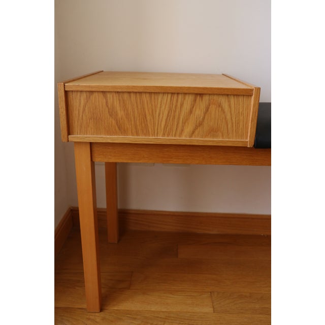 Scandinavian Modular Entrance Telephone Bench, 1960s For Sale - Image 11 of 13