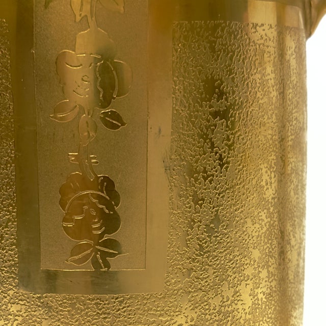 Exquisite Vintage Allover Gold Embellished Porcelain Coffee Pot Signed Nara Hendric 1937 For Sale - Image 12 of 14