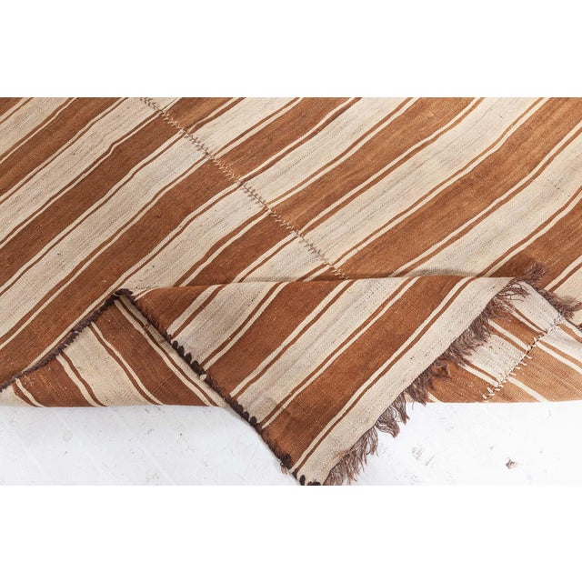 Textile Doris Leslie Blau Vintage Turkish Kilim Rug For Sale - Image 7 of 9
