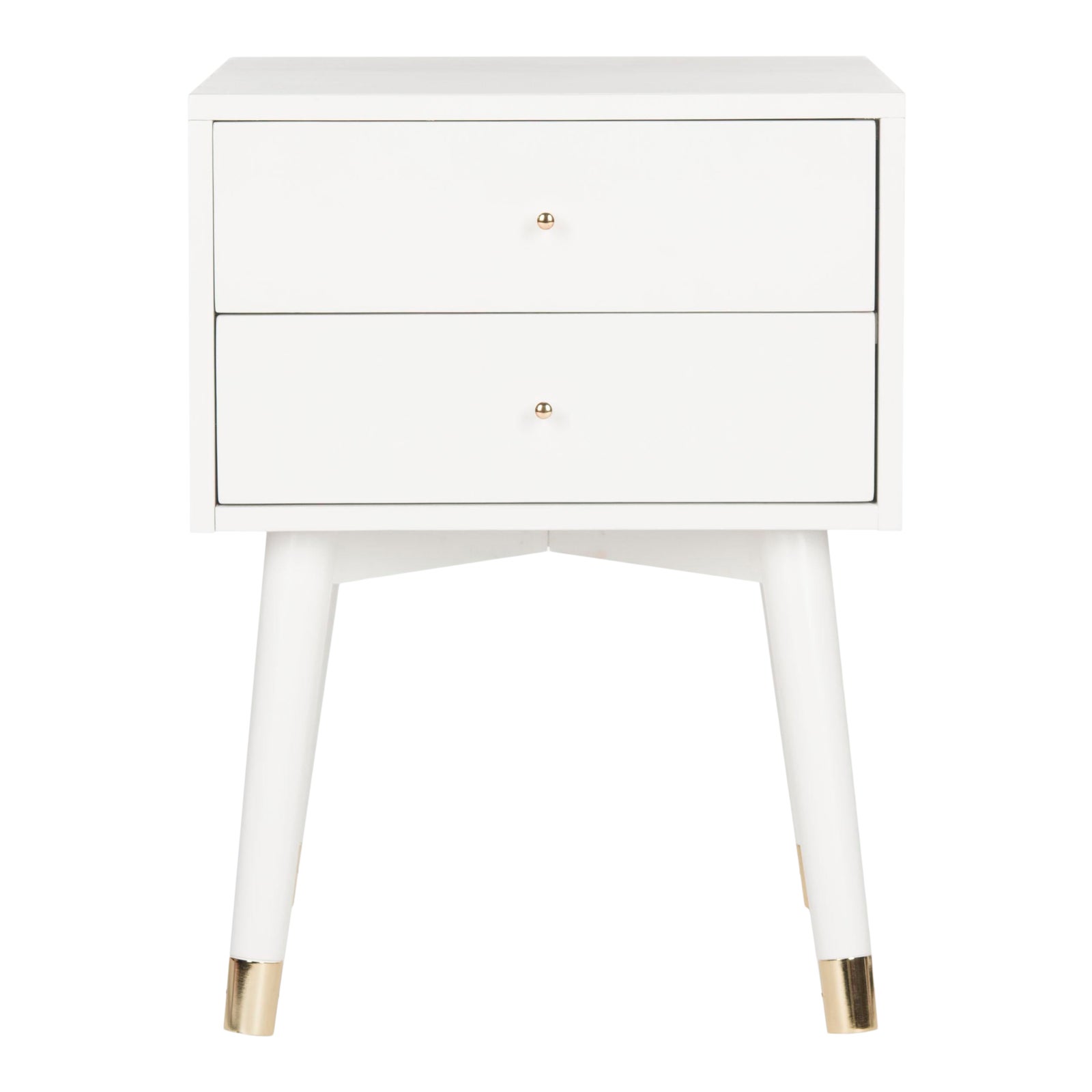 White retro nightstand cheap