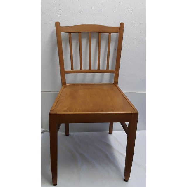 Wooden Side Chair, 1960s For Sale - Image 6 of 6