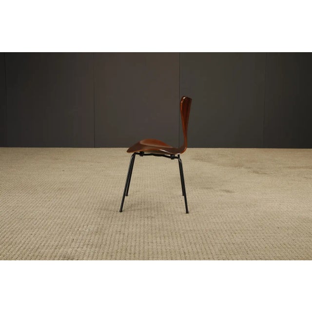 Arne Jacobsen 'Series-7' Jacaranda Rosewood Stacking Chairs, 1960s, Signed For Sale - Image 14 of 18