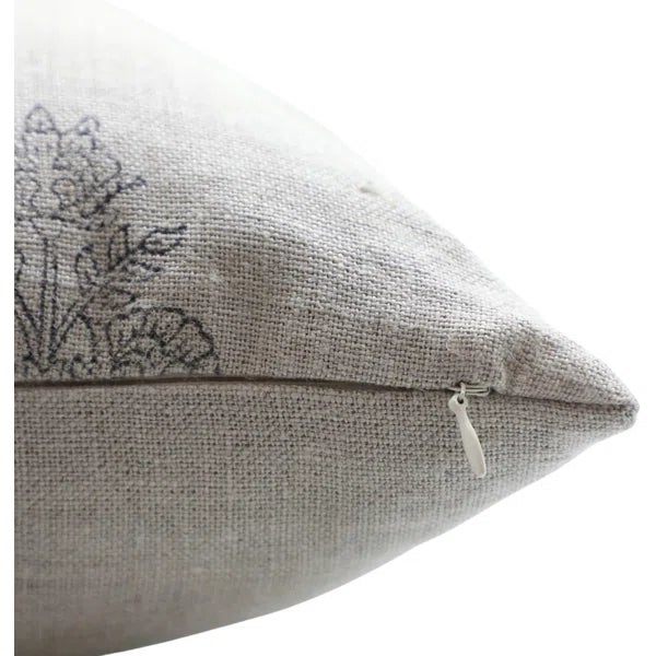 Art Deco Fabdivine Throw Pillow Cover 24x24 Inch Handmade Cushion With Block Print-Cocroach For Sale - Image 3 of 4