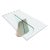 Single Pedestal Cantilever Style Large Glass Top Rectangular Dining Table For Sale