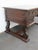 Brown Late 1800s Victorian Large Heavy Hand Carved Cherub Partner Desk 6656 For Sale - Image 8 of 17