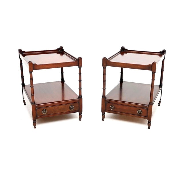 Antique Georgian Side Tables, 1930s, Set of 2 For Sale - Image 11 of 11
