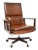 Vintage Danish Leather Desk Chair attributed to Arne Vodder from Sibast, 1960 For Sale