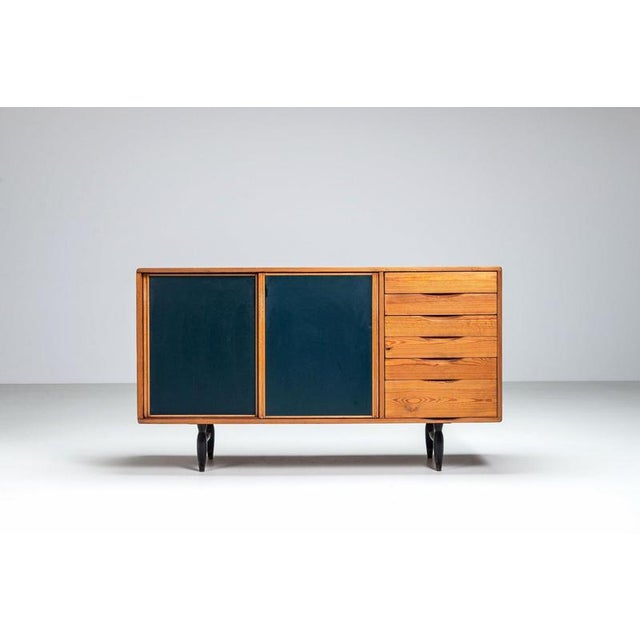 Rare Ilmari Tapiovaara “Pirkka” sideboard for Laukaan Puu, Finland, 1940s. An exceptionally scarce and historically...