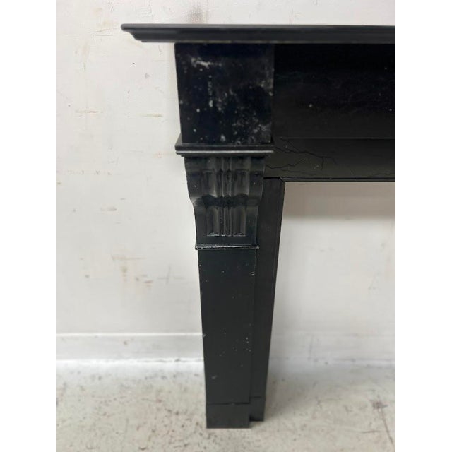 Napoleon III Fireplace with Black Marble Corbel, 1800s For Sale - Image 9 of 15