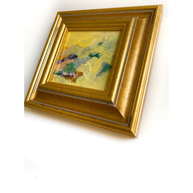 "Sun Shiney" 2026 Framed Mini Painting by Jessalin Beutler For Sale - Image 4 of 4