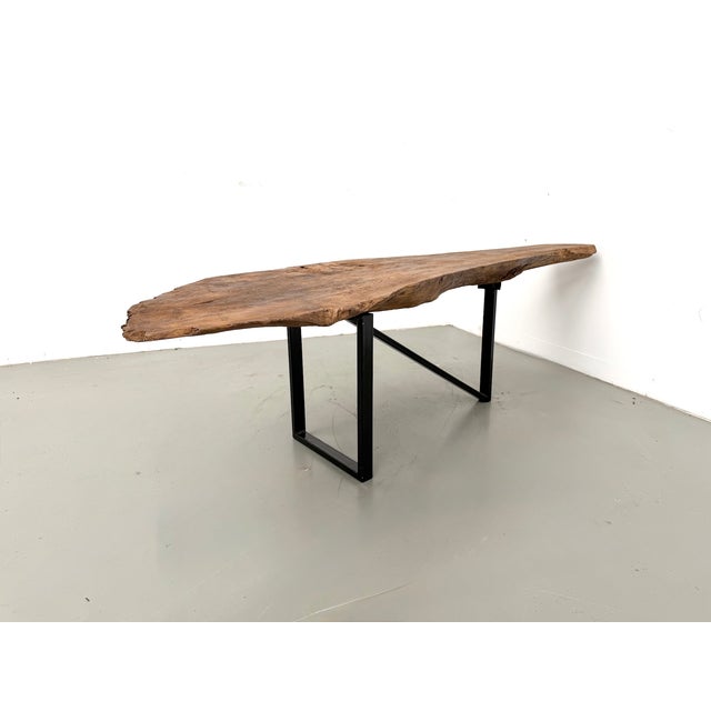 Organic Coffee Table in Poplar, 1990s For Sale - Image 10 of 18