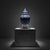 Ceramic Handmade Ceramic Grand Shah Jar (60cm) Blue and White Imperial Medallion Semse Pattern Floor Vase For Sale - Image 7 of 7