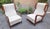 Mid-Century Modern Armchairs Wooden Ears Model in White Boucle by Gio Ponti for Manifattura Artigianale Italiana, 1990s, Set of 2 For Sale - Image 3 of 14