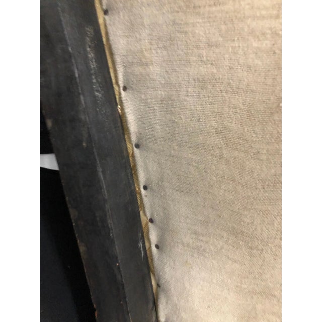 Late 19th Century Antique Parisian Salon Chair in Style of Napoleon III For Sale - Image 5 of 6