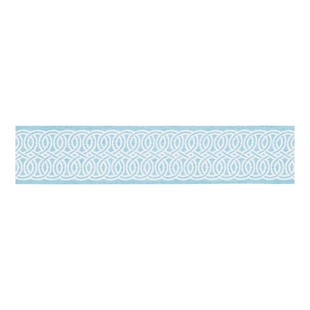 SAMPLE - Schumacher Infinito Indoor/Outdoor Trim In Sky For Sale