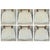 1990s 1990s Century Furniture Louis XVI Medallion Back Oak Dining Chairs for Reupholstery, Set of 6 For Sale - Image 5 of 12
