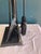 Vintage Iron and Brass Fireplace Tool Set For Sale - Image 11 of 12